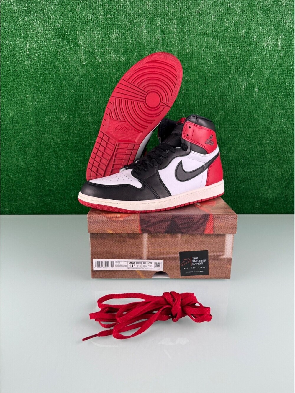 Size 11.5 - Air Jordan 1 Retro OG High Black Toe Reimagined